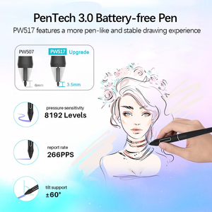 Huion Kamvas 13 tương tác Bút cảm ứng kỹ thuật số đồ họa máy tính bảng witn Màn hình vẽ máy tính bảng màn hình với bút stylus - Product Image 4