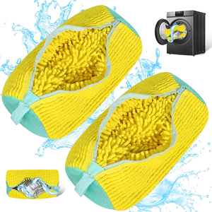 Bolsa de Lavado para Zapatos Reutilizable y Duradera, Ligera, 2 Piezas, para Lavadora, para Todo Tipo y Tamaño de Calzado - Product Image 1