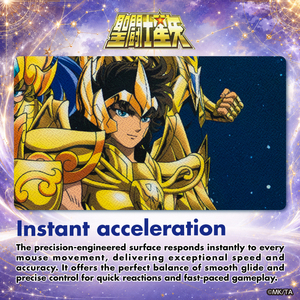 Tapis de souris gaming Saint Seiya Les 12 Chevaliers d'or |   Produit sous licence officielle - Product Image 2
