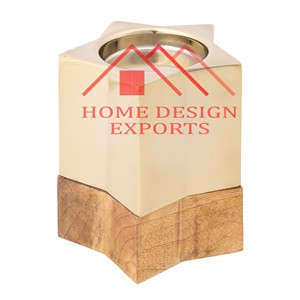 ที่ใส่ทีไลท์แฟนซีสำหรับตกแต่งบ้านเชิงเทียนทีไลท์สีเงินและสีทองไม่เหมือนใคร - Product Image 1