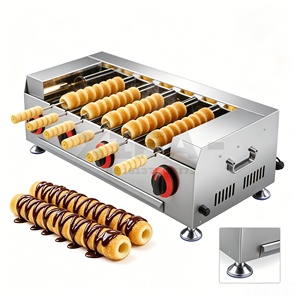 <span class=keywords><strong>Horno</strong></span> para Kurtos Kalacs <span class=keywords><strong>con</strong></span> rodillo para conos de helado, para hacer panecillos de repostería húngara para snack bar - Product Image 1