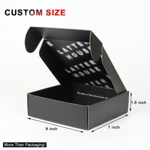 Boîtes d'expédition en carton ondulé personnalisées Crown Win, papier couché multicolore, revêtement UV, gaufrage, dossier pliable, éponge cosmétique - Product Image 6