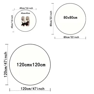 Alfombras Redondas <span class=keywords><strong>de</strong></span> Pokémon Gengar Japonesas, Tapetes para Sillas, Alfombra para Sala <span class=keywords><strong>de</strong></span> Estar, Decoración del Hogar, Derivados <span class=keywords><strong>de</strong></span> Anime - Product Image 3