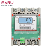 Trois phases 4 fils 300A 3*220V/380V câblage Direct multifonctionnel haute charge puissance compteur d'énergie moniteur rétro-éclairage RS485 EA773