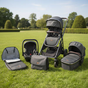 Poussette double portable et pliable OEM ODM pour jumeaux, siège auto pour bébé, nourrisson, tout-petit, nouveau-né, poussette de voyage pour bébé - Product Image 1