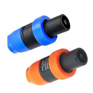 Conector de Altavoz Autoblocante NL4FC de 4 Pines YY-3208 Naranja Azul, Conector de Audio y Video para Teléfono - Product Image 4