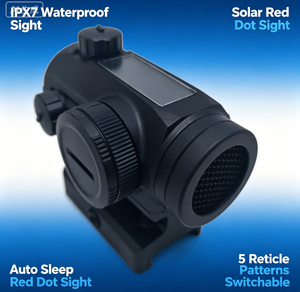 Mira Telescópica HD-71C con Sensor <span class=keywords><strong>de</strong></span> Movimiento Solar, Punto Rojo 1x21, Aluminio Multicapa, Resistente al Agua IPX7, 5 Retículas, Apagado Automático, 10 Niveles <span class=keywords><strong>de</strong></span> Brillo - Product Image 4