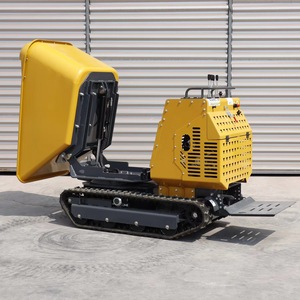 13.5hp Big Capacity Loading Weight 1.2 Ton Rubber <b>Track</b> Rotary <b>Dumper</b> Truck - Product Image 3