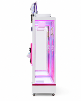 Machine d'arcade de tir interactive en métal reconditionnée, à monnayeur, avec défi de réaction et test de compétences, et lumières clignotantes pour