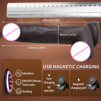 Machine sexuelle JunXin avec dildo réaliste en silicone pour femmes, 10 modes de vibration, télécommande, jouet étanche, stimulation du point G et anal