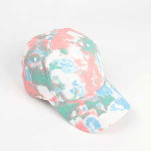 Cappellino da Baseball Unisex alla Moda con Logo Personalizzato, 6 Pannelli Tie-Dye, Parasole per Primavera Estate, Ideale per Sport, Scegli il Cappello Vuoto di Qualità - Product Image 5