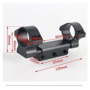 Support <span class=keywords><strong>de</strong></span> <span class=keywords><strong>lunette</strong></span> télescopique universel en alliage d'aluminium à double fixation pour viseur laser <span class=keywords><strong>de</strong></span> tir simulé Nantong - Product Image 2