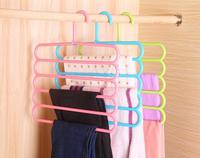 Mehrere Farben Hosenhänger Kleiderschrank Organisator Kunststoff-Hänger Hijab Schal-Hänger