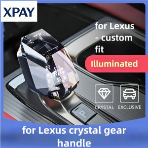 レクサスRX/NX/<span class=keywords><strong>LS</strong></span>/UX用の新型クリスタルギアヘッド改造、LED照明付きギアヘッドとギアレバー装飾付き - Product Image 2