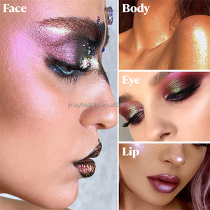 Vente en gros de produits de beauté Palette de maquillage Logo personnalisé cosmétique Ombres à paupières à paillettes de basse quantité minimale de commande <span class=keywords><strong>Fard</strong></span> à paupières à pigment noir de haute qualité - Product Image 2