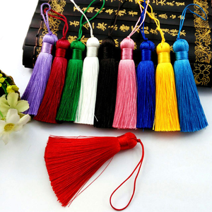 100 Miếng 13Cm/5-Inch Mượt Handmade Mềm Tua Toss Bookmark Tua Với <span class=keywords><strong>2</strong></span>-Inch Dây Vòng Đối Với Trang Sức Làm - Product Image 4