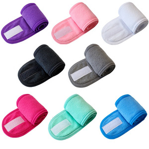 Bandeau en peluche douce pour maquillage, conception ODM & OEM, serviette cosmétique pour spa - Product Image 4