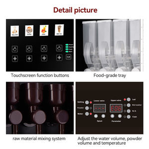 Máquina <span class=keywords><strong>instant</strong></span>ánea de café y bebidas de 2.95HP, 4 botes, 8 opciones, control inteligente, limpieza automática, 10 tazas/minuto, 1 unidad - Product Image 3
