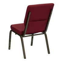 Sillas Rojas modernas de la marca YOUPIN, marco de Metal de cobre, muebles de Teatro de tela, púlpito de Iglesia, diseño apilable barato, muestra gratis