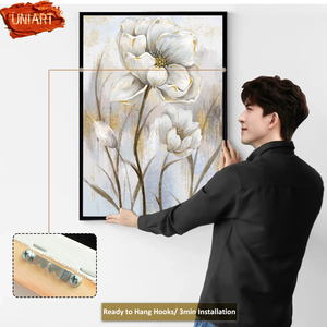 UNIART fabbrica di lusso <span class=keywords><strong>in</strong></span> <span class=keywords><strong>fiore</strong></span> scintillante <span class=keywords><strong>arte</strong></span> del <span class=keywords><strong>fiore</strong></span> con accenti onda d'oro per interni prestigiosi decorazione per la casa di <span class=keywords><strong>arte</strong></span> della parete - Product Image 4
