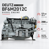 SCDC DEUTZ BF6M2012C 121kW 164PS 2000U/min 6-Zylinder Wassergekühlter Turbo-Dieselmotor für Baumaschinen