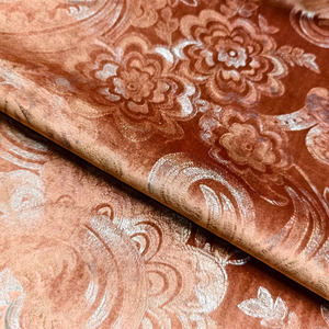 Bronzefarbener Holland-Samt Vorhangstoff mit Flammhemmender Verdunkelungsbeschichtung Gardinenstoff für Heim Hotel Schlafzimmer Inneneinrichtung - Product Image 3