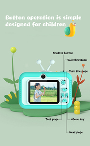Cámara de Fotos Digital para Niños 1080P, Juguetes de Cámara de Video, Mini Cámara Infantil con Pantalla HD de 2.0 Pulgadas, Diseño de Dibujos Animados, Regalo para Niños - Product Image 5