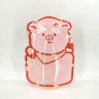 Vente en gros de sacs en plastique imprimés sur mesure avec design mignon zip-lock et découpés à l'emporte-pièce pour les emballages de bonbons et de biscuits sacs en mylar anti-odeur