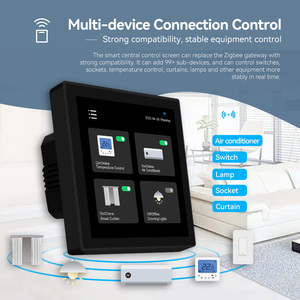 Tuya APP 또는 똑똑한 생활 APP 통제를 가진 2022 T8E 리눅스 zigbee 똑똑한 전시 가정 자동화 제어반 - Product Image 5