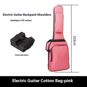 Sac à dos pour guitare électrique, basse, instrument, en tissu Oxford en nylon personnalisé, sac à bandoulière en coton épais pour orgue électronique musical - Product Image 6