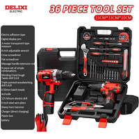 Kit d'outils ménagers DELIXI 36/125 pièces