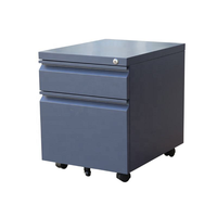 Armoires d'archives en acier personnalisables en gros, meuble de rangement mobile à 2 tiroirs, armoire à outils, mobilier de bureau durable et peu encombrant