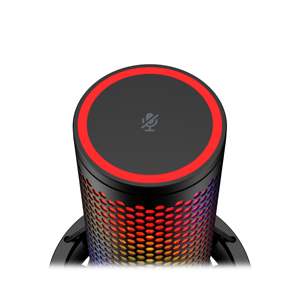 Microphone professionnel <span class=keywords><strong>RGB</strong></span> amélioré Soundwave 2S <span class=keywords><strong>Quadcast</strong></span> 2S avec éclairage personnalisable, extrêmement performant - Product Image 4