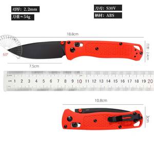 BM533工場屋外戦術折りたたみポケットナイフ16モデル6.4インチCNCナイロンハンドルS30V鋼D2ブレードEDCツールDIY用 - Product Image 2