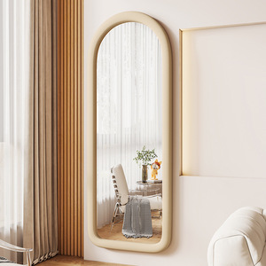 Grand miroir d'arche d'habillage pleine longueur pour décoration intérieure moderne LED personnalisé avec cadre métallique en verre et spots multifonctionnels pour usage domestique - Product Image 2
