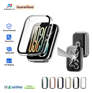Protector de Pantalla de Vidrio Templado y Funda Protectora de PC para <span class=keywords><strong>Xiaomi</strong></span> <span class=keywords><strong>Mi</strong></span> <span class=keywords><strong>Band</strong></span> 10 Pro, Compatible con <span class=keywords><strong>Xiaomi</strong></span> <span class=keywords><strong>Band</strong></span> 9 Pro - Product Image 1