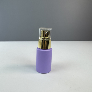 Envase de Vidrio <span class=keywords><strong>Morado</strong></span> de 20ml 30ml 40ml 50ml para Lociones Cosméticas para el Cuidado de la Piel, con Bomba Dosificadora Dorada y Pulverizador, Disponible en Stock - Product Image 5
