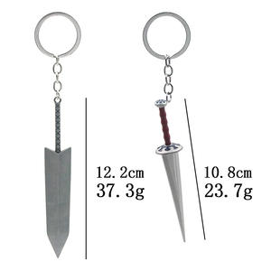 พวงกุญแจดาบโลหะการ์ตูนอนิเมะ 8 แบบ ขนาด 9-12 ซม. ขายส่ง นาแนตสึ โนะ ไทไซ เมลิโอดัส คาตานะ อาวุธตัวละครอนิเมะ - Product Image 5