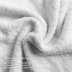 Trapos de limpieza industriales 100% algodón blanco, trapos de limpieza reutilizados para limpieza. - Product Image 4