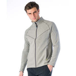ERNICI Polartec felpa uomo con cappuccio cappotto con colletto rialzato autunno antivento e stampa calda in poliestere con decorazione in pelliccia - Product Image 2