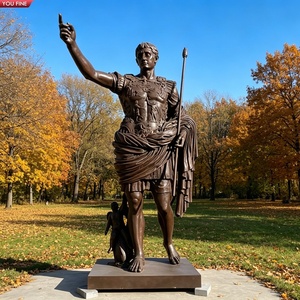 YOUFINE Statue de Jules César en Bronze Personnalisée Célèbre, Monument d'Art Classique Européen pour Jardin - Product Image 1
