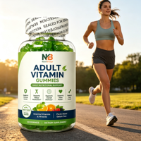 Bulk aankoop MOQ laag, monsterbestelling, hoge potentie volwassen vitamine gummies, stressverlichting