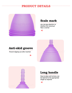 Fabricantes de Copas Menstruales, <span class=keywords><strong>Precio</strong></span> Bajo, Alta Calidad, Marca Privada, Copas Menstruales Reutilizables de Silicona de Grado Médico - Product Image 3