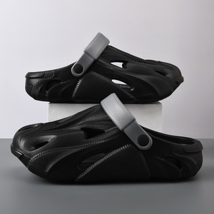 Men's <b>Clogs</b> Thick Soled Breathable Casual Sports Sandals White Blackish Grey Khaki Avocado Size 40 41 42 43 44 45 - Product Image 2