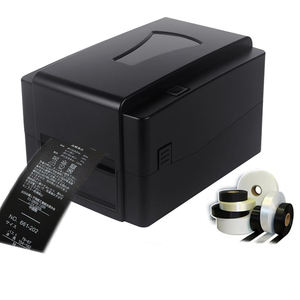 工业快速透明标签卷乙烯基贴纸打印防水清洗标签打印机黑色打印机标签清洗 - Product Image 1