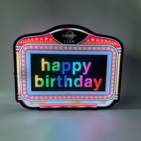 Panneau d'affichage numérique LED personnalisé pour boîte de nuit, bar, service VIP, commande par application, en plastique/acrylique, avec messages défilants