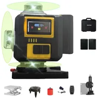 Niveau laser automatique Guiruida Mini haute précision 12 lignes, intégré sol-mur, auto-nivelant 3.5, vert 515nm