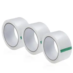 Verzendverpakkingstape 45mic * 48Mm * 100M Sterke Verzenddoos Cellofaan Verpakkingstape Voor Verplaatsing, Kantoor En Opslag