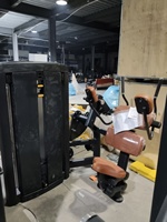 Appareil d'entraînement abdominal commercial à sélection de charge par pignon pour musculation, usage en salle de sport ou à domicile