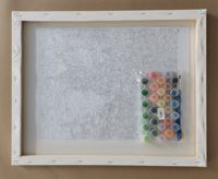 Peinture par numéros avec cadre en bois, ensemble d'art sur toile, kit cadeau de Noël